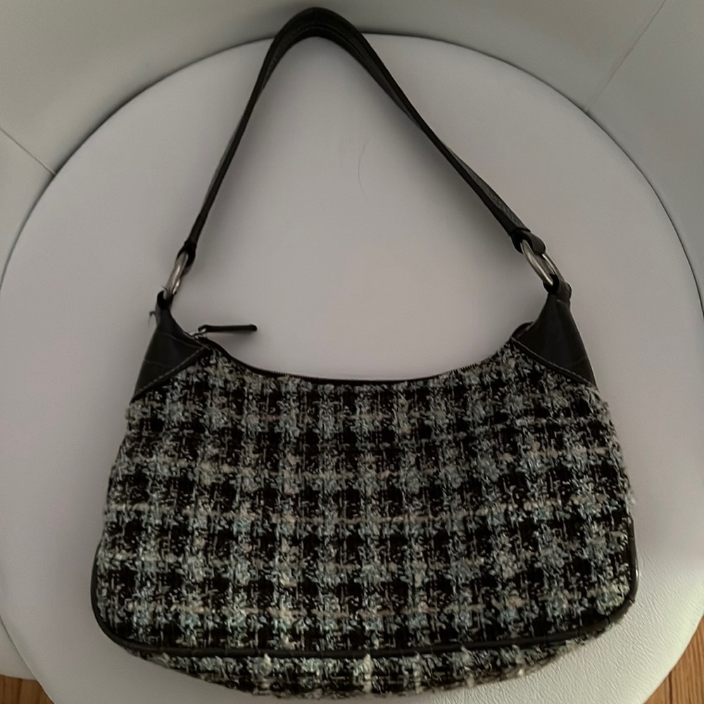 plaid mini shoulder bag